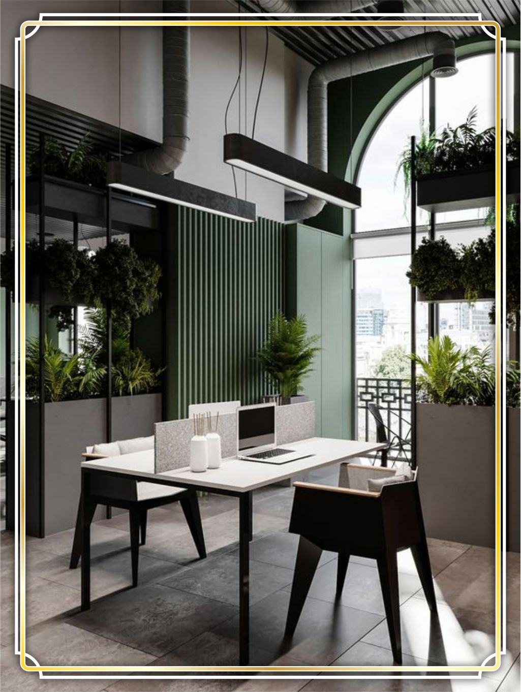 design interior kantor / office modern tropical - jakarta utara design interior kantor ( office ) modern tropical yang sedang populer tren di jakarta utara